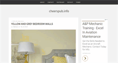 Desktop Screenshot of cheerspub.info